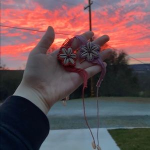 Shell flower bracelets